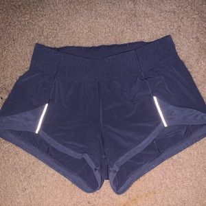 Rare gray reflective lululemon shorts